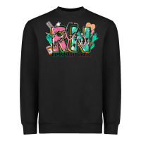 Black registered nurse Heavyweight Sweatshirt - CowGirlArtShop