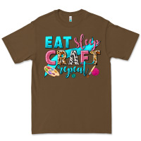 Cacao eat sleep craft repeat Premium Tee - NancyCooperArtShop