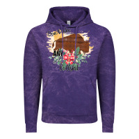 Cloud Purple Take No Bull Floral Rodeo Vintage Hoodie - Bettercallsaul