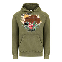 Vintage Olive Take No Bull Floral Rodeo Vintage Hoodie - Bettercallsaul