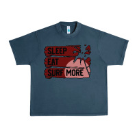 Midnight Navy surf, sleep, eat Urban Heavy Tee - Bettercallsaul