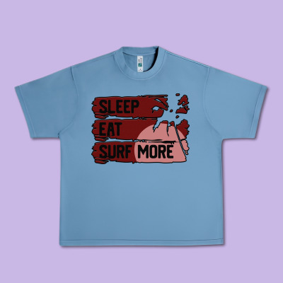 Surf, Sleep, Eat Urban Heavy Tee Designed By Bettercallsaul