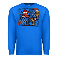 True Royal Army Veteran leopard frame 4th of July Premium Sweatshirt - LillyAllenDesigns