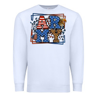 White Army Veteran leopard frame 4th of July Premium Sweatshirt - LillyAllenDesigns
