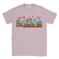 Lilac floral chihuahua dogs Classic Tee - Jasminsmagicworld