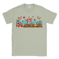Matcha floral chihuahua dogs Classic Tee - Jasminsmagicworld