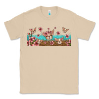 Mushroom floral chihuahua dogs Classic Tee - Jasminsmagicworld