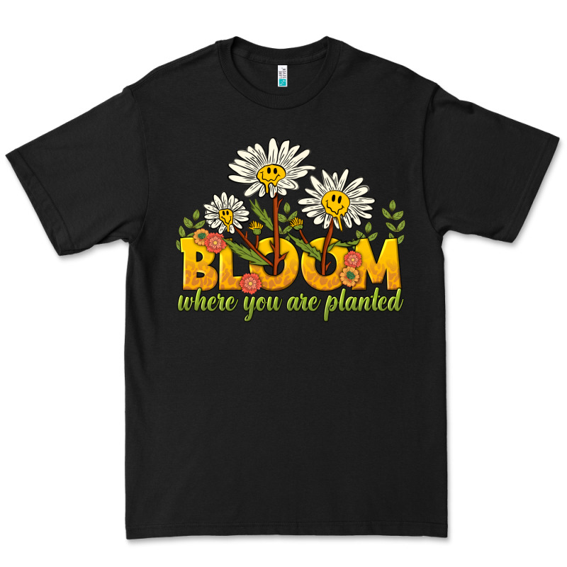 Bloom Where You Are Planted Premium Tee by NancyCooperArtShop | Teevron