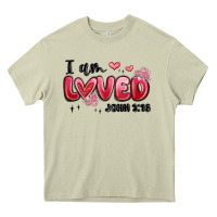 Mossy i am loved john 3 16 Heavy Core Tee - MaliasSmallBusiness