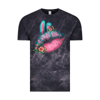 Cloud Black Eared Turquoise Pink Easter Lips Vintage Tee - Bettercallsaul