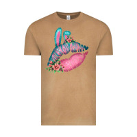 Vintage Camel Eared Turquoise Pink Easter Lips Vintage Tee - Bettercallsaul