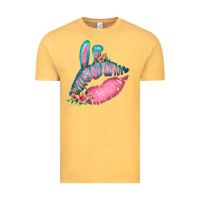 Vintage Mustard Eared Turquoise Pink Easter Lips Vintage Tee - Bettercallsaul