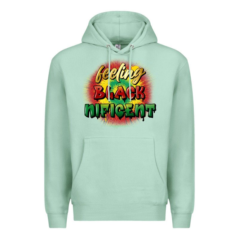 Feeling Blacknificent Premium Hoodie by FaDigitalArtStudio | Teevron