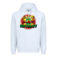 White Feeling blacknificent Premium Hoodie - FaDigitalArtStudio