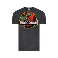 Vintage Black t rex roaring Vintage Tee - RanaPortraitStore