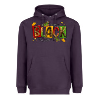 Plum black Heavyweight Hoodie - LillyAllenDesigns