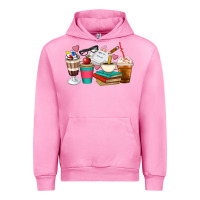 Fuchsia Pink Teacher Coffee Cups Urban Hoodie - Artiststas