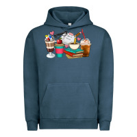 Pigment Midnight Navy Teacher Coffee Cups Urban Hoodie - Artiststas