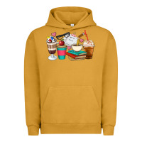 Pigment Peanut Butter Teacher Coffee Cups Urban Hoodie - Artiststas