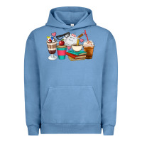 Pigment Pebble Blue Teacher Coffee Cups Urban Hoodie - Artiststas