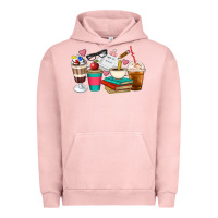 Pigment Salmon Teacher Coffee Cups Urban Hoodie - Artiststas