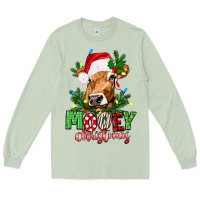Matcha Mooey Christmas Long Sleeve Tee - texasbilliewilder