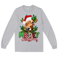Moon Dust Mooey Christmas Long Sleeve Tee - texasbilliewilder