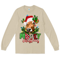 Mushroom Mooey Christmas Long Sleeve Tee - texasbilliewilder