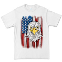 White American flag eagle Premium Tee - MaliasSmallBusiness