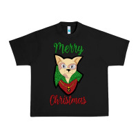 Black Merry Christmas Cat Urban Heavy Tee - Bettercallsaul