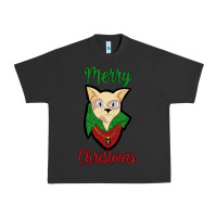 Pigment Black Merry Christmas Cat Urban Heavy Tee - Bettercallsaul