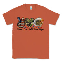 Peace Love Bald Head Eagle Classic Tee | Teevron