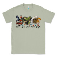 Matcha peace love bald head eagle Classic Tee - LillyAllenDesigns
