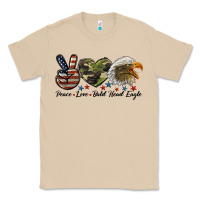 Mushroom peace love bald head eagle Classic Tee - LillyAllenDesigns