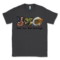 Smoke peace love bald head eagle Classic Tee - LillyAllenDesigns