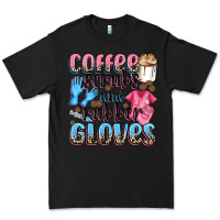 Black coffee scrubs and rubber gloves Premium Tee - NancyCooperArtShop