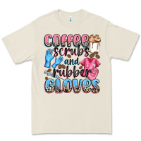 Bone coffee scrubs and rubber gloves Premium Tee - NancyCooperArtShop