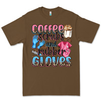 Cacao coffee scrubs and rubber gloves Premium Tee - NancyCooperArtShop