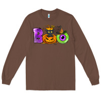 Chestnut Boo Halloween Long Sleeve Tee - NancyCooperArtShop