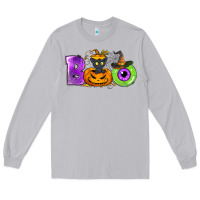 Moon Dust Boo Halloween Long Sleeve Tee - NancyCooperArtShop