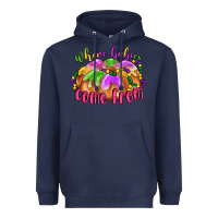 Navy where babies come from Heavyweight Hoodie - LillyAllenDesigns