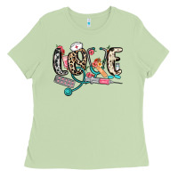 Matcha love nurse Ladies Tee - NancyCooperArtShop