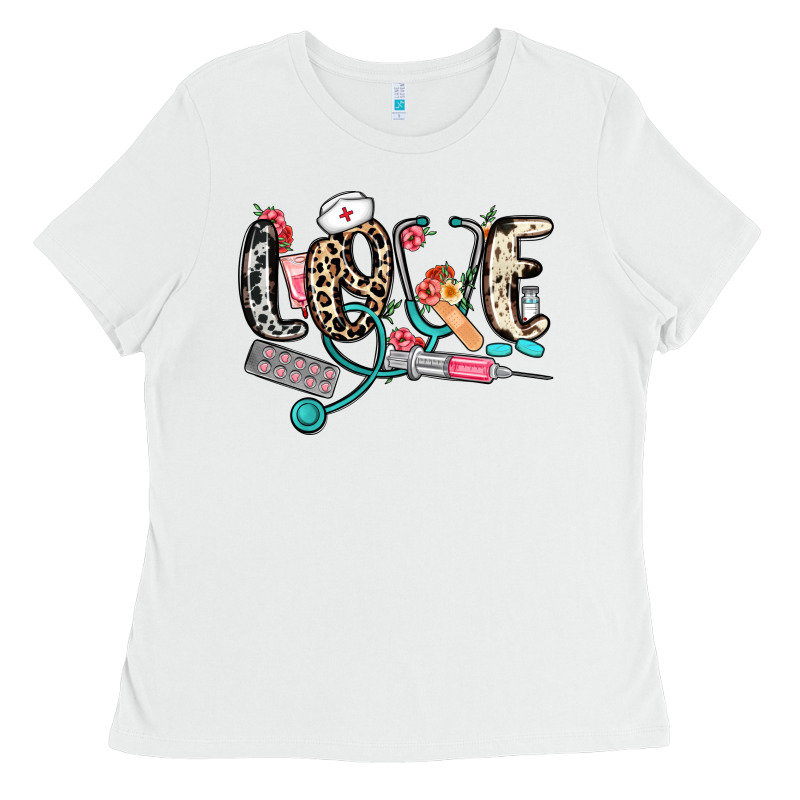Love Nurse Ladies Tee by NancyCooperArtShop | Teevron