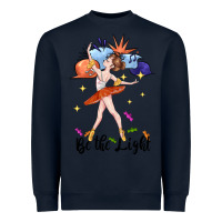 Navy be the light Heavyweight Sweatshirt - CowGirlArtShop