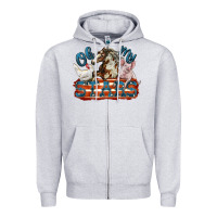 Heather Grey Oh my stars farm animals Zipper Hoodie - FaDigitalArtStudio
