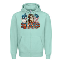 Seafoam Oh my stars farm animals Zipper Hoodie - FaDigitalArtStudio