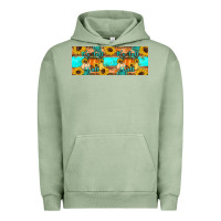 Pigment Oil Green it's fall y'all Urban Hoodie - Artiststas