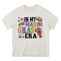 Cream in my mardi gras era Heavy Core Tee - MaliasSmallBusiness