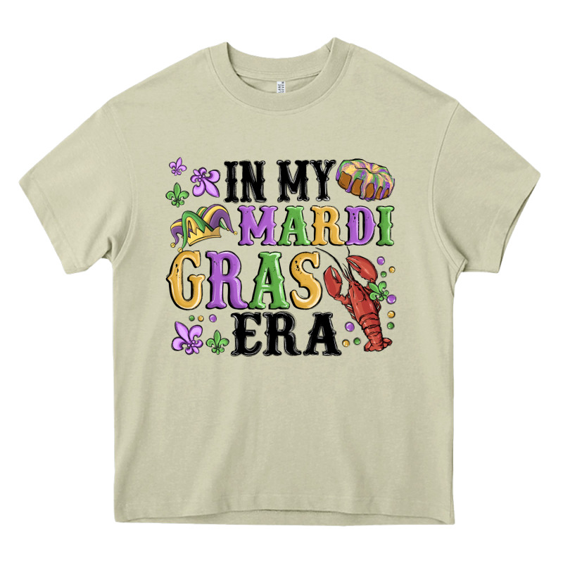 In My Mardi Gras Era Heavy Core Tee by MaliasSmallBusiness | Teevron