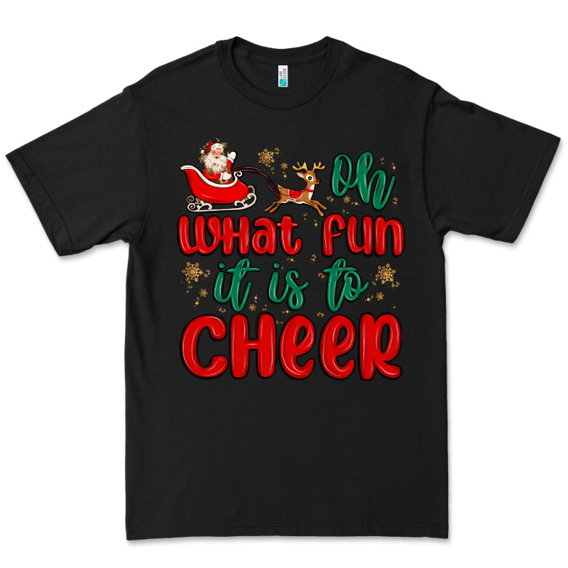 Oh What Fun It Is To Cheer Premium Tee by MaliasSmallBusiness | Teevron